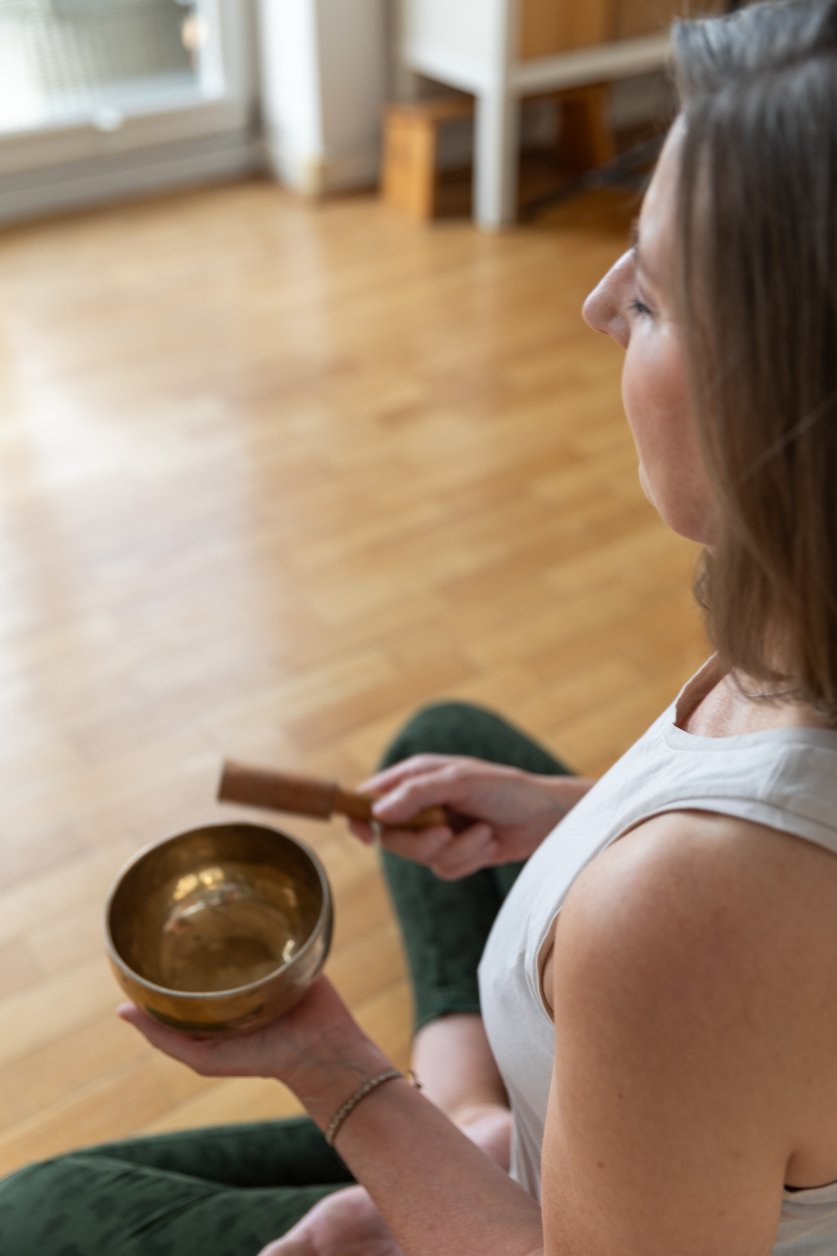 Meditation mit Klangschale